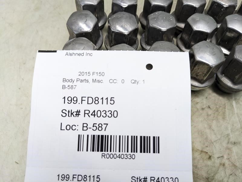 2015-2023 Ford F150 Wheel Lug Nut 19 Set Platinum ACPZ-1012-B OEM - Alshned Auto Parts