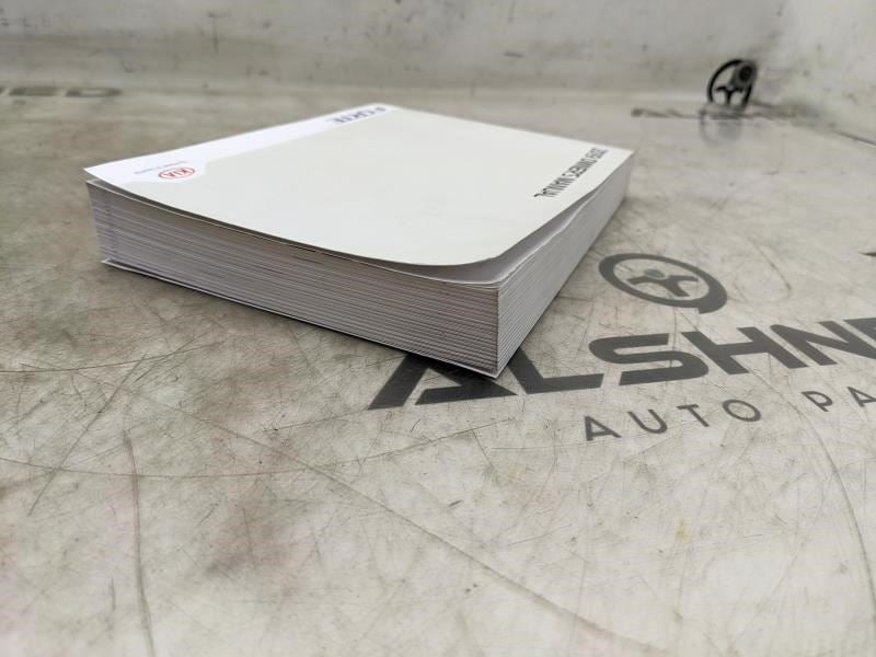 2019 Kia Forte Owners Manual only DLS4-EU93E OEM - Alshned Auto Parts