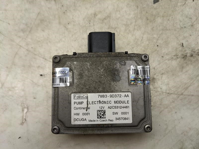 2009-2015 Jaguar XF Fuel  Pump Control Unit Module 7W83-9D372-AA OEM - Alshned Auto Parts