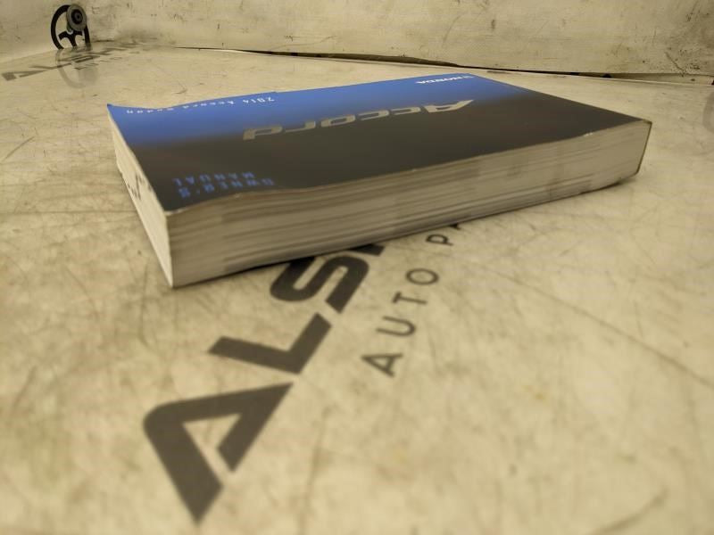 2014 Honda Accord Sedan Owners Manual only 31T2A610 00X31-T2A-6100 OEM *ReaD* - Alshned Auto Parts