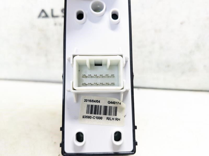 2015-2019 Hyundai Sonata Rear LH/RH Door Power Window Switch 93580-C1000 OEM - Alshned Auto Parts