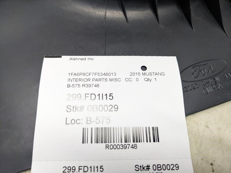 2015-23 Ford Mustang FR LH Door Sill Kick Trim Panel FR3B-6302349-AGW OEM *ReaD* - Alshned Auto Parts