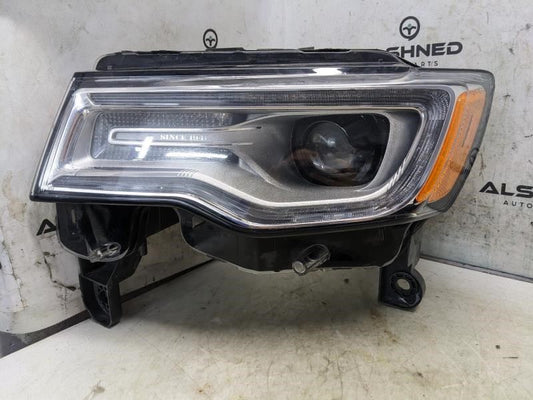 2017-2018 Jeep Grand Cherokee FR LH Driver Headlight Lamp 68289237AD OEM *ReaD* - Alshned Auto Parts