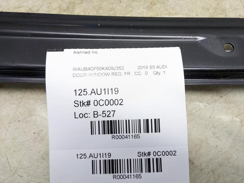 2018-2023 Audi A5 S5 Hatchback FR LH Side Door Window Regulator 8W8-837-461 OEM - Alshned Auto Parts