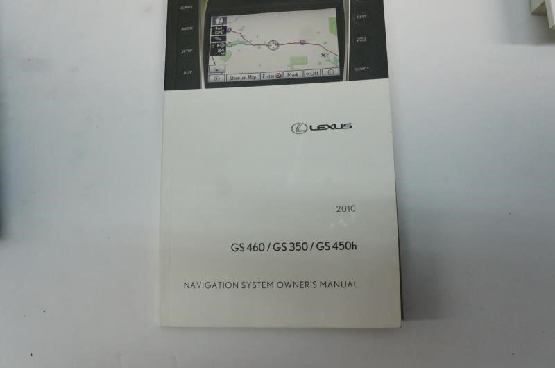 2010  Lexus GS 460/GS 350/GS 450 h Owner's Manual Book Case Lemon law guide  01999-3-B45 - Alshned Auto Parts