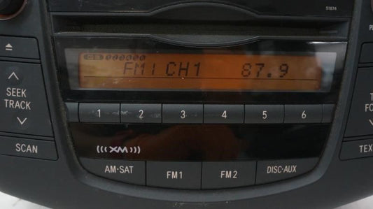 2009-2011 Toyota RAV4 AM FM 6CD MP3 Radio Receiver 86120-42300 OEM - Alshned Auto Parts