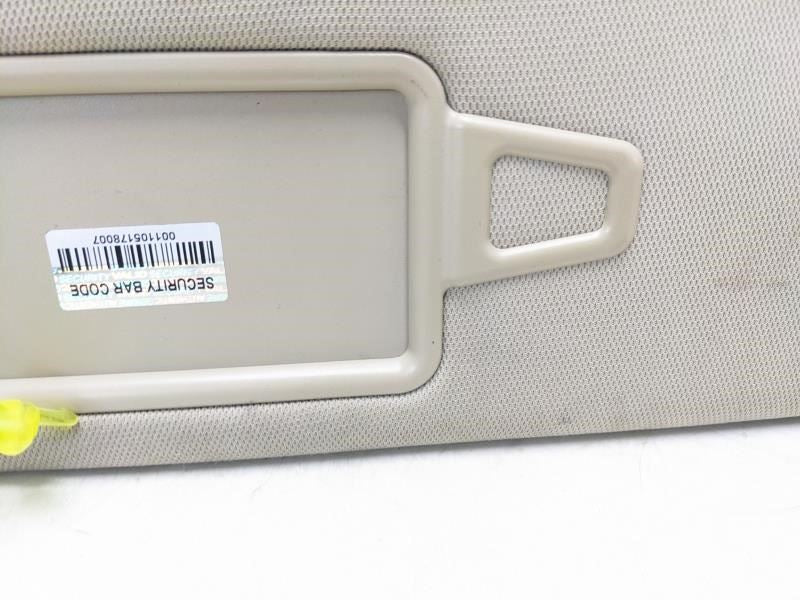 11-16 Kia Optima Front Left Sun Visor w/o Sunroof Beige 85201-2T040UP OEM *ReaD* - Alshned Auto Parts