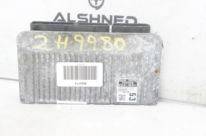 15 Toyota Highlander 3.5 Engine Computer Control Module ECU ECM 89661-0E531 ReaD - Alshned Auto Parts