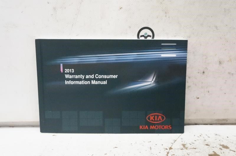 2013 Kia Optima Owner's Manual Book Case A4CO-EU36E OEM - Alshned Auto Parts
