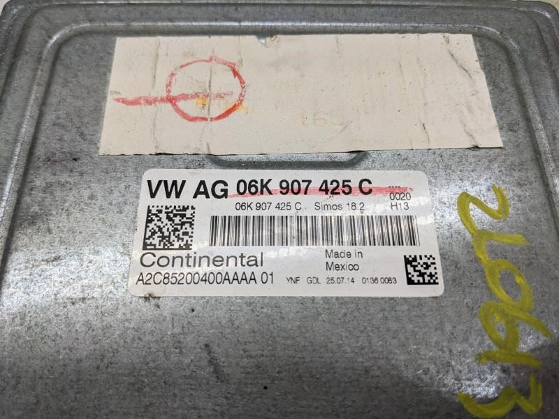 2015 Volkswagen Beetle 1.8L Engine Control Module ECU ECM 06K-907-425-C OEM - Alshned Auto Parts