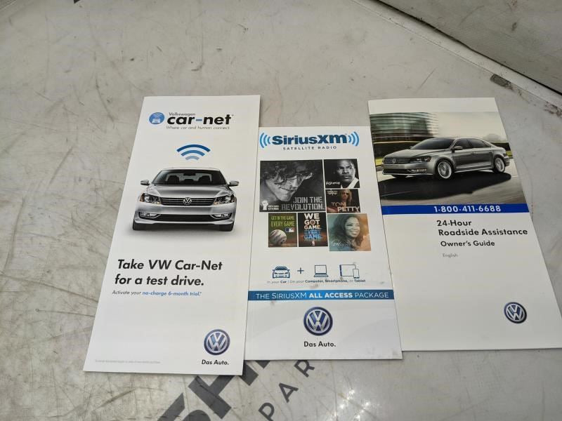 2015 Volkswagen Jetta U.S. Edition Owners Manual Set with Case 1525U1JT623 OEM - Alshned Auto Parts
