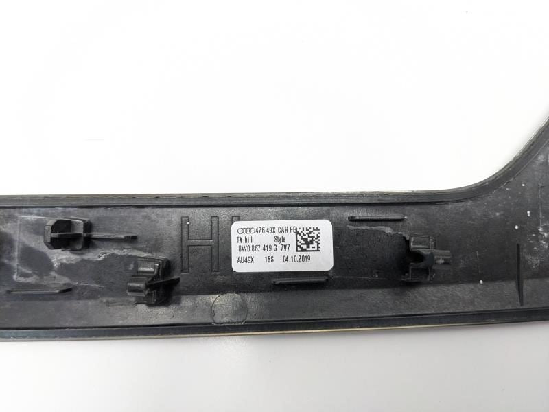 18-23 Audi S5 Dash Center Console Doors Carbon Trims Set of 7 8W1-853-190-Q-7V7 - Alshned Auto Parts