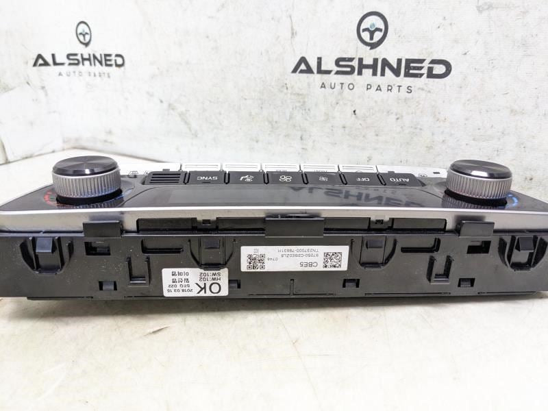 18-19 Hyundai Sonata AC Heater Temperature Climate Control 97250-C2BE0ZL5 *ReaD* - Alshned Auto Parts