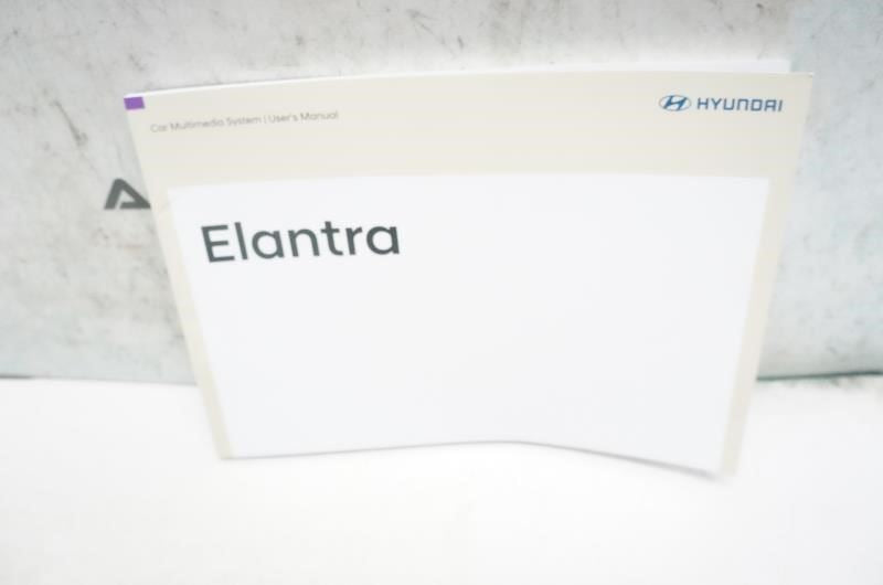 2020 Hyundai Elantra Owners Manual set with Case KF2O-EU9OD OEM - Alshned Auto Parts