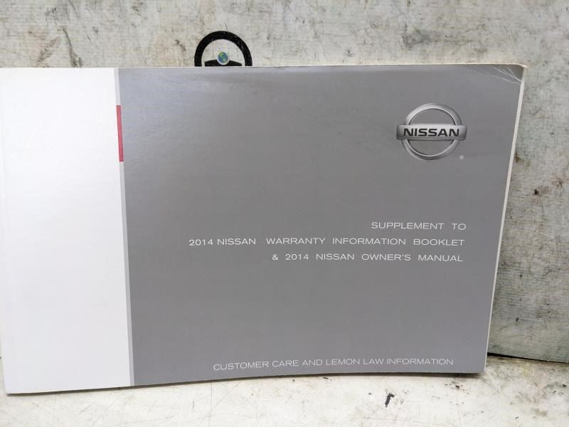 2014 Nissan Rogue Owners Manual Set with Case OM14E-0T32U0 OEM - Alshned Auto Parts