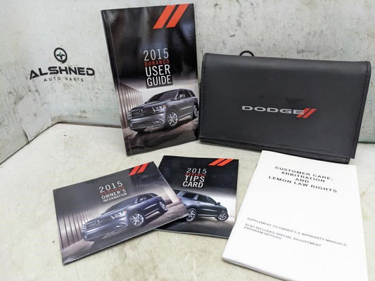 2015 Dodge Durango User Guide set with Case 15WD01-926-AA OEM - Alshned Auto Parts