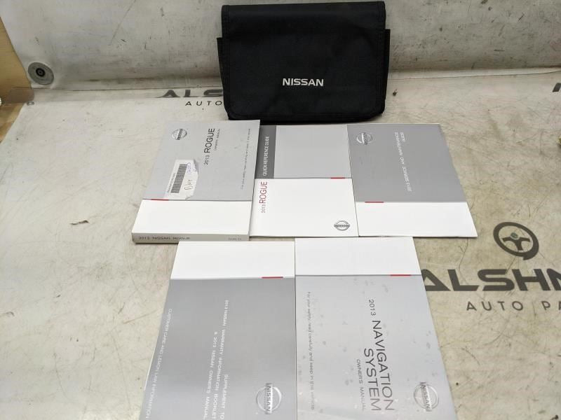 2013 Nissan Rogue Owners Manual set with Case OM3E-0S35U0 T00UM-JM04D OEM - Alshned Auto Parts