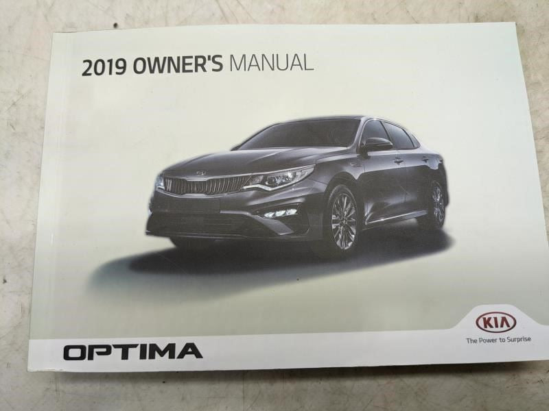 2019 Kia Optima Owners Manual set with Case KDG5-EU87B OEM - Alshned Auto Parts