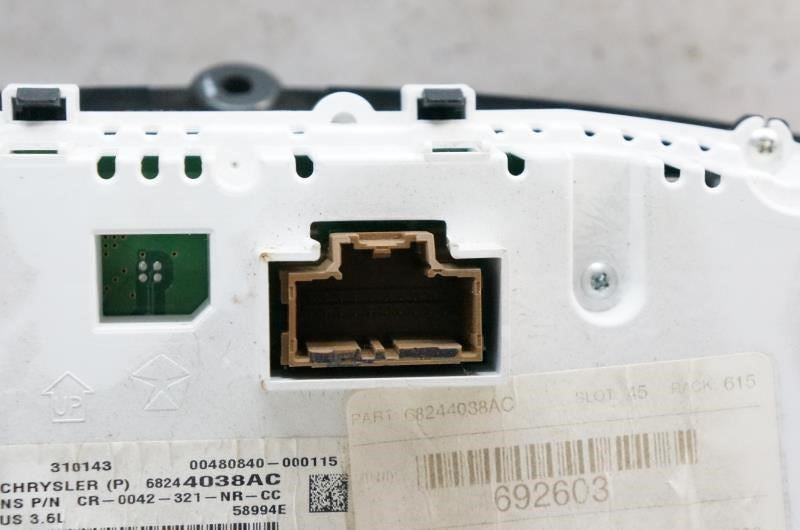 15 Jeep Grand Cherokee Speedometer Instrument Cluster Unknown Mileage 68244038AC - Alshned Auto Parts