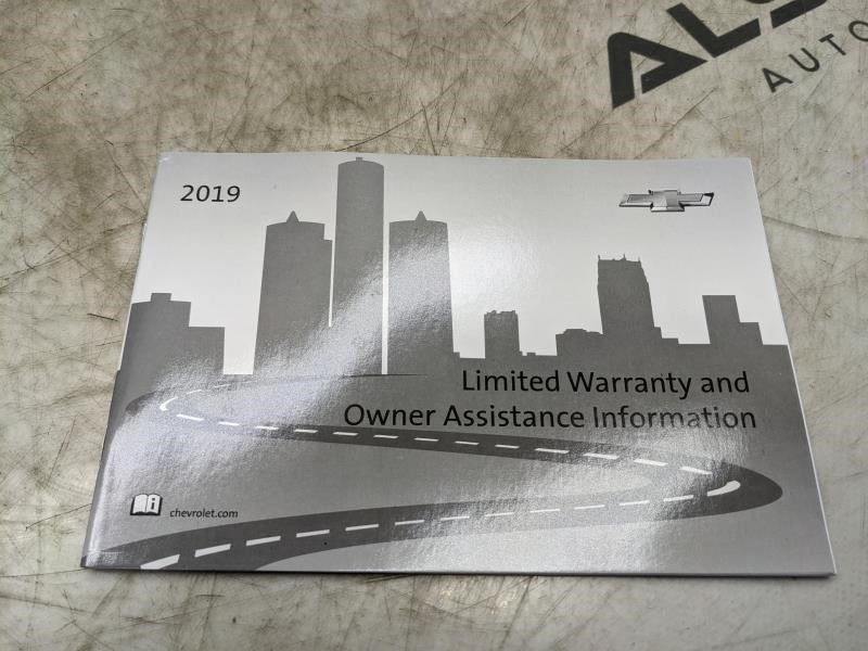 2019 Chevrolet Malibu Owners Manual set 84074155A OEM - Alshned Auto Parts