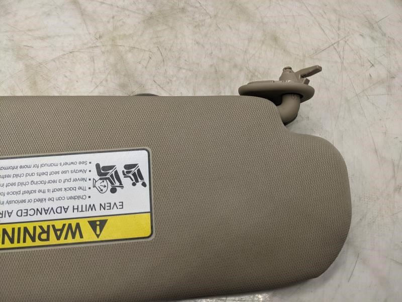 2011-2016 Kia Optima Left Sun Visor w/o Sunroof Beige 85201-2T040UP OEM - Alshned Auto Parts