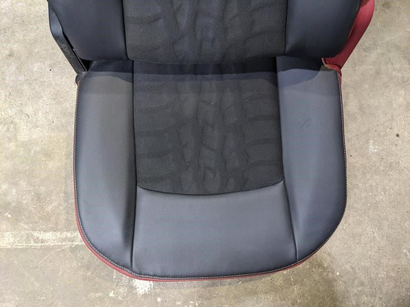 2015-2018 Ram 1500 Rebel Rear Left Seat Cloth Black/Red 5YQ43JRRAB OEM - Alshned Auto Parts