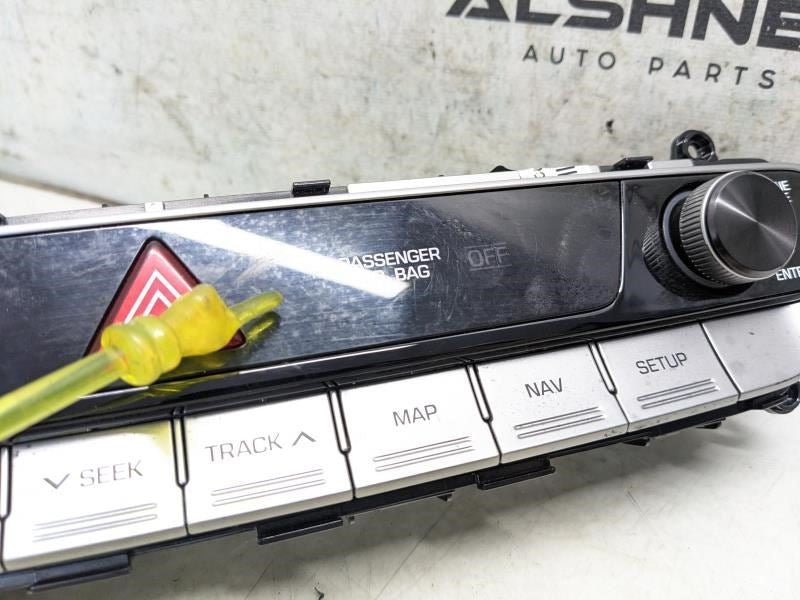 18-19 Hyundai Sonata Radio Hazard Clock Navigation Control Panel 94510-C1AG0 OEM - Alshned Auto Parts