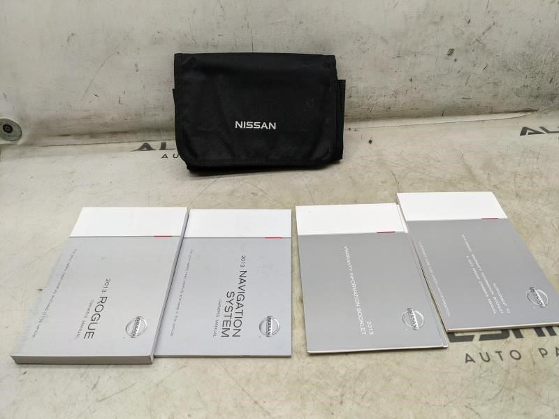 2013 Nissan Rogue Owners Manual set with Case OM3E-0S35U0 OEM - Alshned Auto Parts