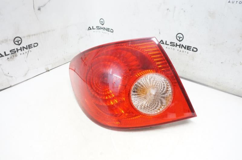 2007 Toyota Corolla Driver Left Rear Tail Light Outer 81561-02290 OEM - Alshned Auto Parts