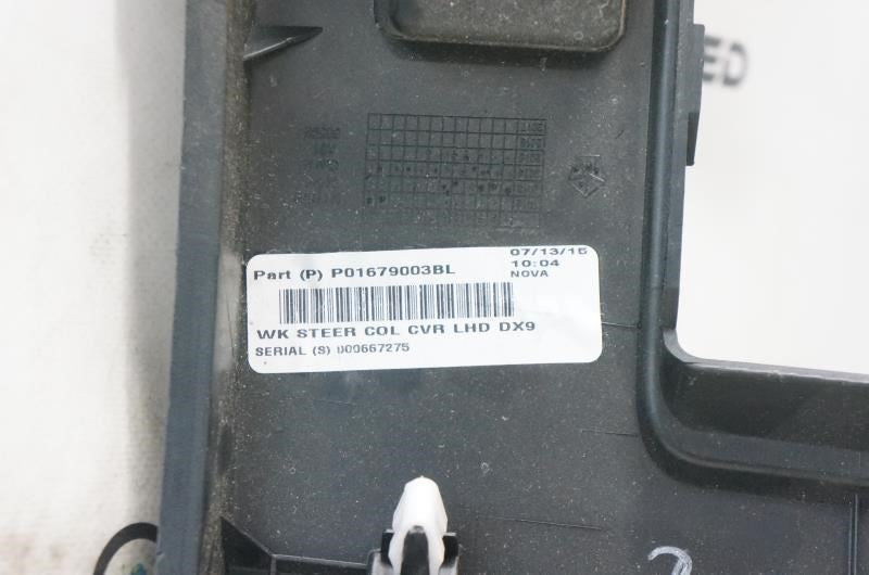 2015 Jeep Grand Cherokee Dash Lower Steering Column Cover 01679003BL OEM - Alshned Auto Parts