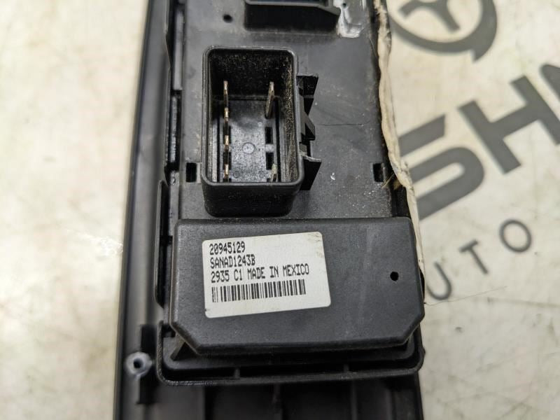 2007-2021 GM Sierra 2500 HD FR LH Door Master Power Window Switch 20945129 OEM - Alshned Auto Parts