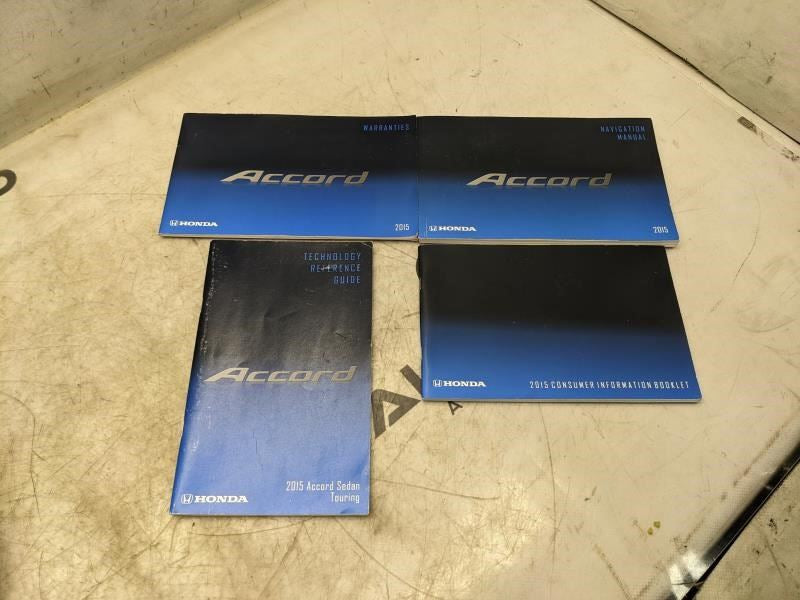 2015 Honda Accord Navigation Manual set with Case 31T2A820 00X31-T2A-8200 OEM - Alshned Auto Parts