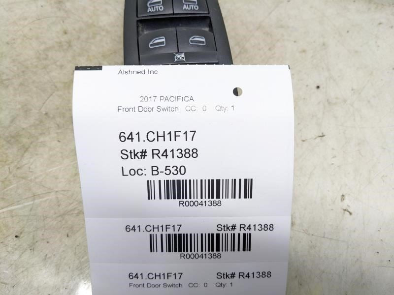 2017-2023 Chrysler Pacifica FR LH Door Master Power Window Switch 68234092AC OEM - Alshned Auto Parts