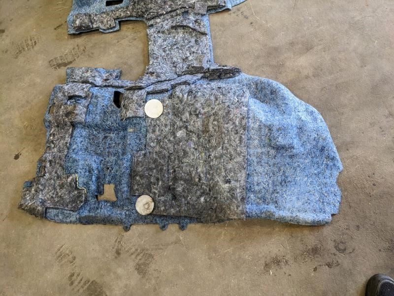 2019-2023 Ram 1500 Laramie Front Floor Carpet 6VU961X7AA OEM