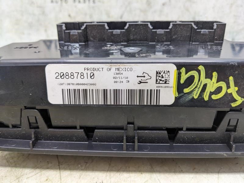 2010 GMC Sierra 1500 AC Heater Temperature Climate Control 20887810 OEM - Alshned Auto Parts