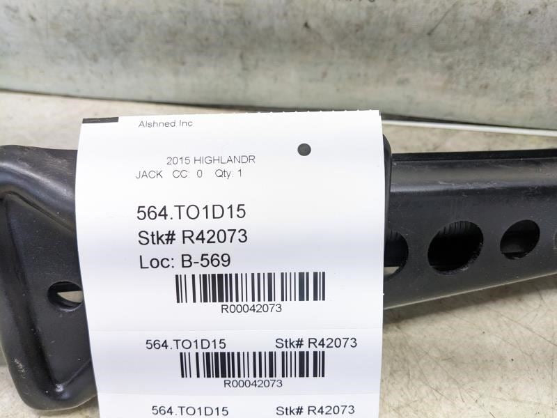 2014-2022 Toyota Highlander Spare Tire Lift Jack 09111-0E051 OEM - Alshned Auto Parts