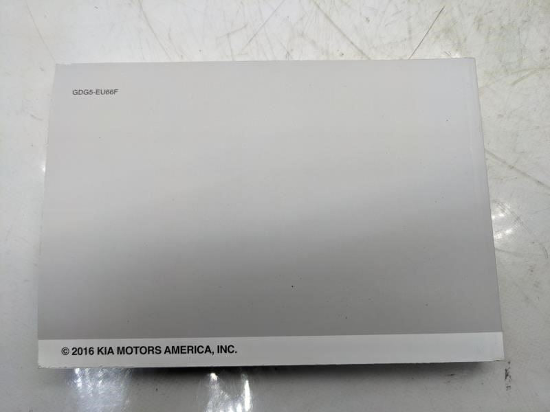 2016 Kia Optima Owners Manual Set with Case GDG5-EU66F OEM - Alshned Auto Parts