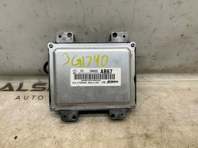 2013-2016 Chevrolet Trax 1.4L Engine Control Module ECU ECM 12669325 OEM - Alshned Auto Parts