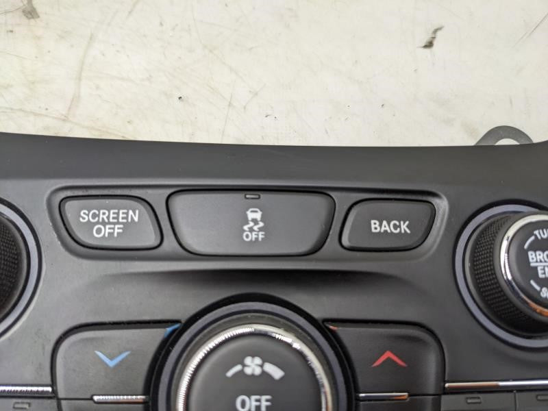 2015-2018 Jeep Cherokee Radio AC Heater Climate Control 68293521AA OEM - Alshned Auto Parts