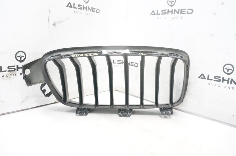 2015 BMW 328i Left Front Upper Grille Black 51137255411 OEM *ReaD* - Alshned Auto Parts