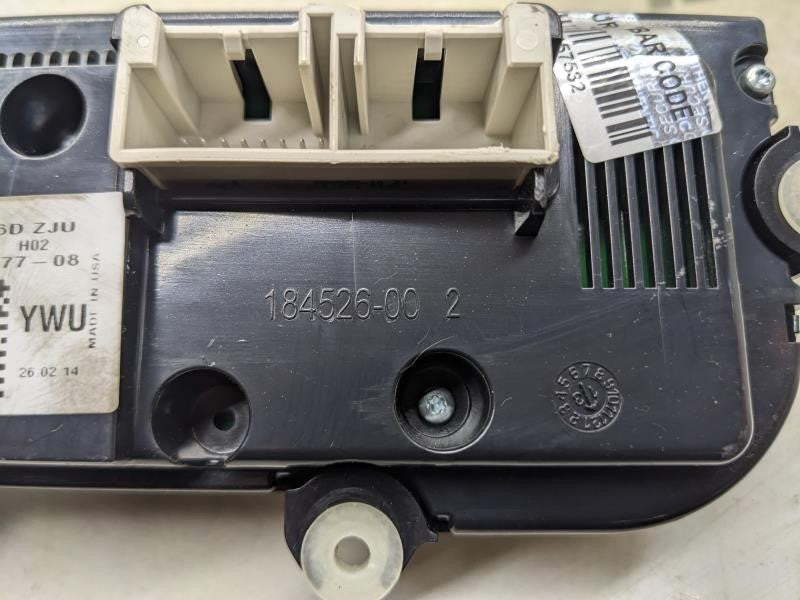 2012-15 Volkswagen Passat AC Heater Climate Control Panel 561-907-426D-ZJU OEM - Alshned Auto Parts