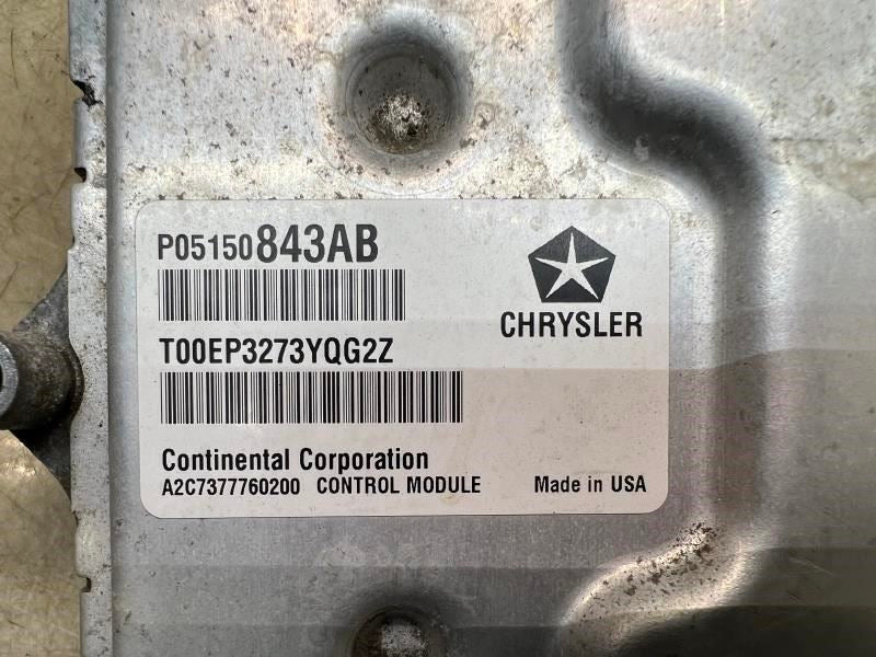 2014 Jeep Cherokee 2.4L Engine Control Module ECU ECM 05150843AB OEM - Alshned Auto Parts