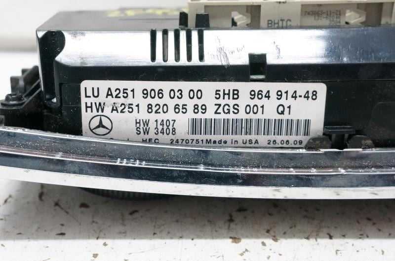 10 Mercedes-Benz ML 350 AC Heater Temperature Climate Control A251 906 0300 OEM - Alshned Auto Parts