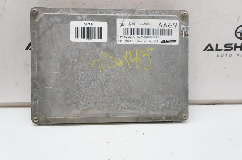 2012 GMC Acadia Engine Computer Control Module ECU ECM 12648906 OEM - Alshned Auto Parts