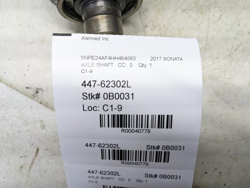 2015-2019 Hyundai Sonata Front Left Axle Shaft 49500-C2210 OEM - Alshned Auto Parts