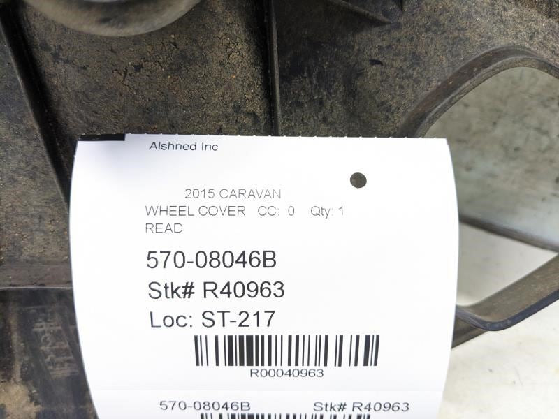 2013-2020 Dodge Caravan 17" Wheel Cover Hubcap 04726433AA OEM *ReaD* - Alshned Auto Parts