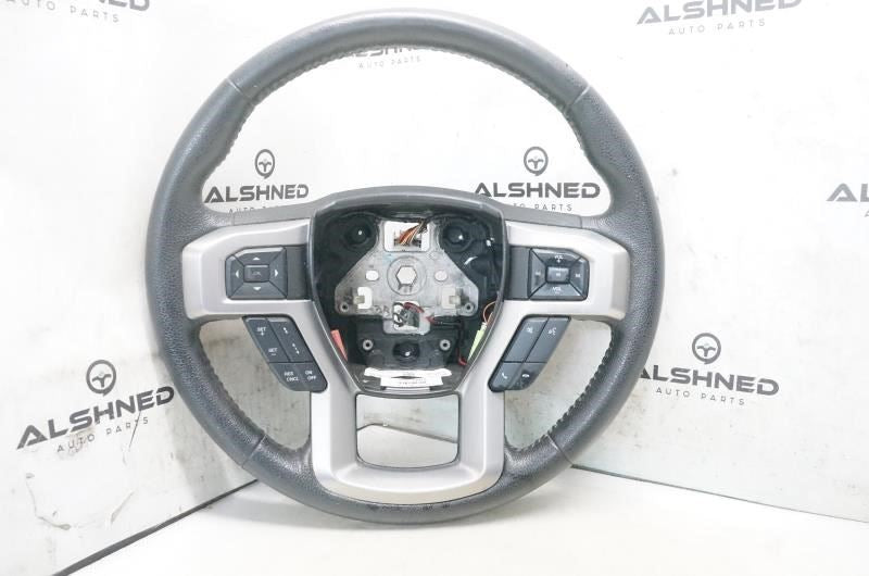 2015-17 Ford F150 Steering Wheel Leather w/ Control Buttons FL3B-3600-LG3ZHE OEM - Alshned Auto Parts