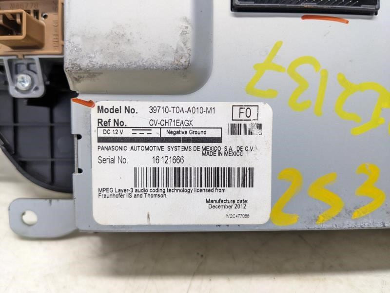 2012-2013 Honda CR-V Info Display Screen 39710-T0A-A010-M1 OEM *ReaD* - Alshned Auto Parts
