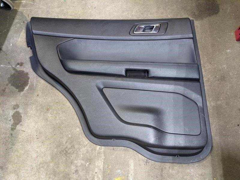 2016-2019 Ford Explorer Police Rear Left Door Trim Panel FB53-7827407-HA OEM