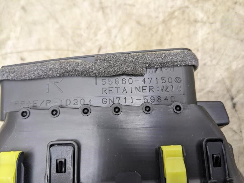 2016-2022 Toyota Prius Dash Right Side Outer Air Vent Grille 55660-47150 OEM - Alshned Auto Parts